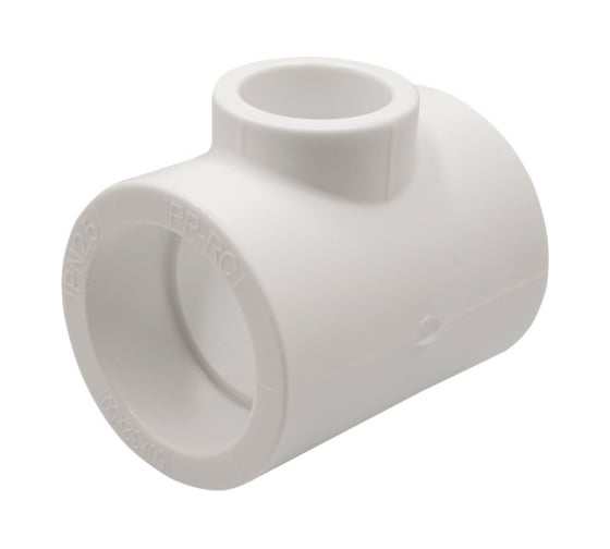 Переходной тройник VRT 50х32х50 EVER plast, белый, Россия 537466
