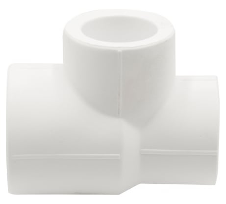 Переходной тройник VRT 25х20х20 EVER plast, белый, Россия 537516