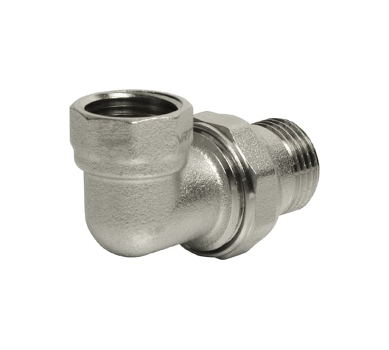 Переходник VRT со сгоном, 1/2, угловой, конус, никель 504287