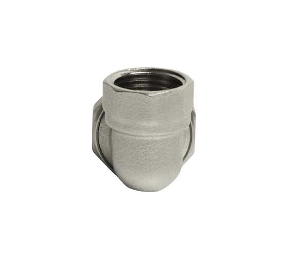Переходник VRT со сгоном, 1/2, угловой, конус, никель 504287