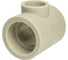Переходной тройник VRT 63х40х63 EVER plast, серый, Россия 538408 1