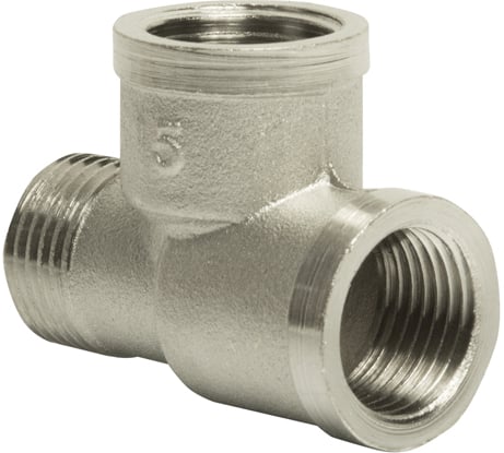 Тройник VRT 1/2, внутренняя/внутренняя/наружная, никель -1943-151515 523624