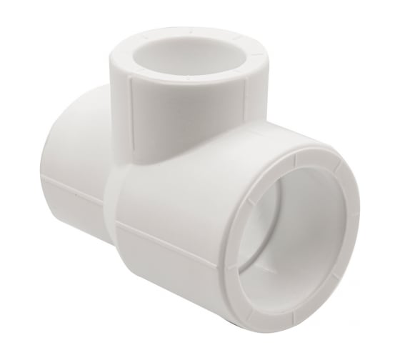 Переходной тройник VRT 32х25х25 EVER plast, белый, Россия 537454
