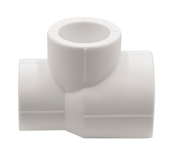 Переходной тройник VRT 32х25х25 EVER plast, белый, Россия 537454
