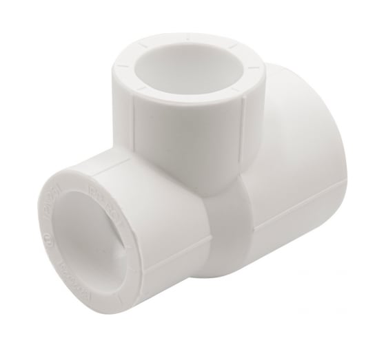 Переходной тройник VRT 32х25х25 EVER plast, белый, Россия 537454