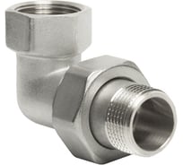 Переходник VRT со сгоном, 3/4, угловой, конус, никель 504288