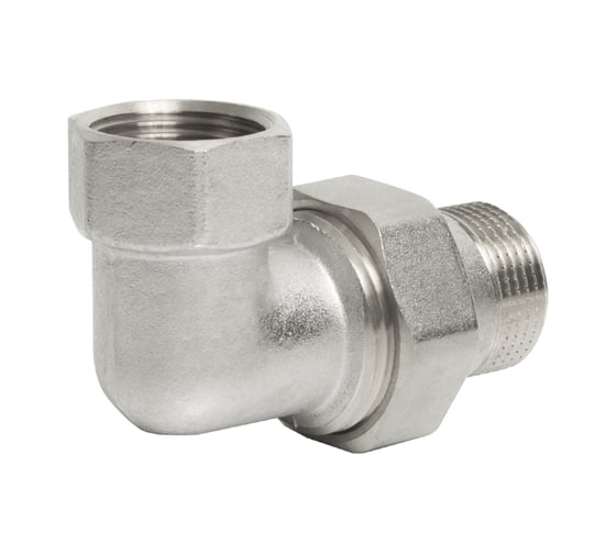 Переходник VRT со сгоном, 3/4, угловой, конус, никель 504288