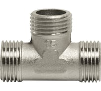 Тройник VRT 1/2, наружная/наружная/наружная, никель -1940-151515 503066