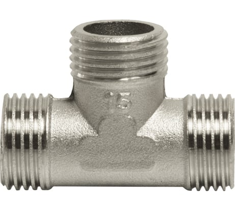 Тройник VRT 1/2, наружная/наружная/наружная, никель -1940-151515 503066