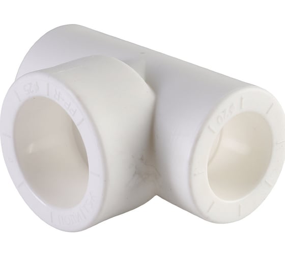 Переходной тройник VRT 20х25х20 EVER plast, белый, Россия 537515 1