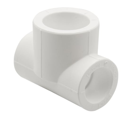 Переходной тройник VRT 20х25х20 EVER plast, белый, Россия 537515