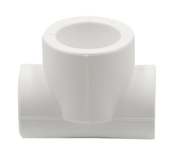 Переходной тройник VRT 20х25х20 EVER plast, белый, Россия 537515