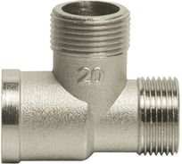 Тройник VRT 3/4, внутренняя/наружная/наружная, никель -1942-202020 523627