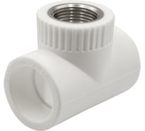 Комбинированный тройник VRT внутренняя, 32х3/4х32 EVER plast, белый, Россия 538259