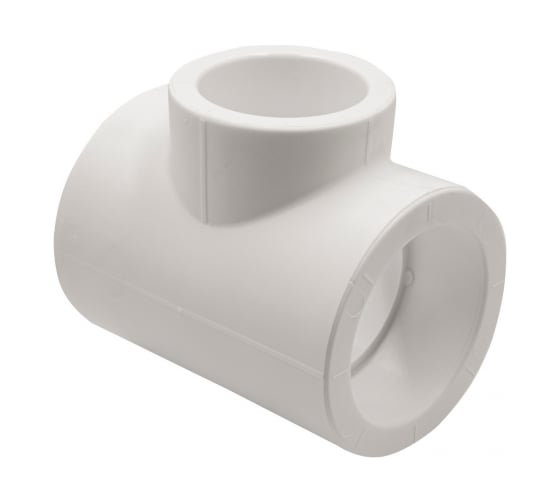 Переходной тройник VRT 50х40х50 EVER plast, белый, Россия 537468