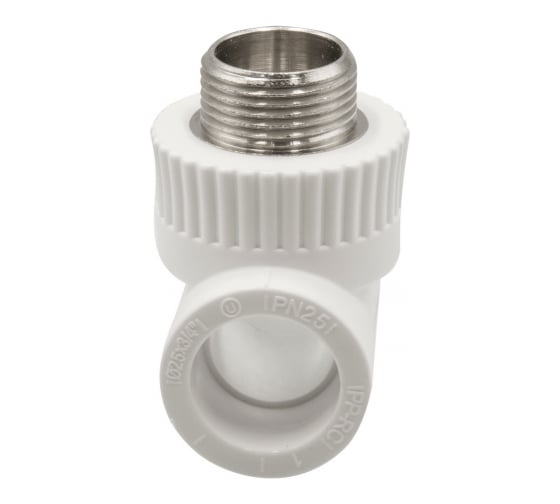 Комбинированный тройник VRT наружная, 25х3/4х25 EVER plast, белый, Россия 538252