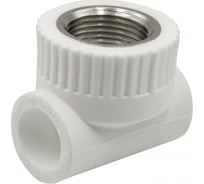 Комбинированный тройник VRT внутренняя 20х3/4х20 EVER plast, белый, Россия 538256