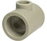 Переходной тройник VRT 40х20х40 EVER plast, серый, Россия 538398 1