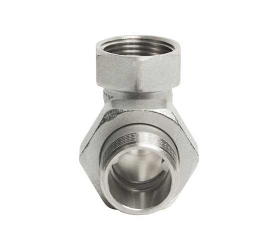 Переходник VRT со сгоном, 1, угловой, конус, никель 504286