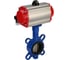 Затвор DN.ru GG25-316L-NBR Ду150 Ру16 с пневмоприводом, пневмораспределителем D050-10761 4