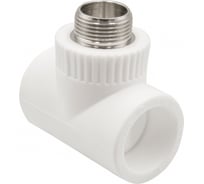 Комбинированный тройник VRT наружная, 32х3/4х32 EVER plast, белый, Россия 538253
