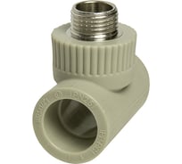 Комбинированный тройник VRT наружная, 25х1/2х25 EVER plast, серый, Россия 538379