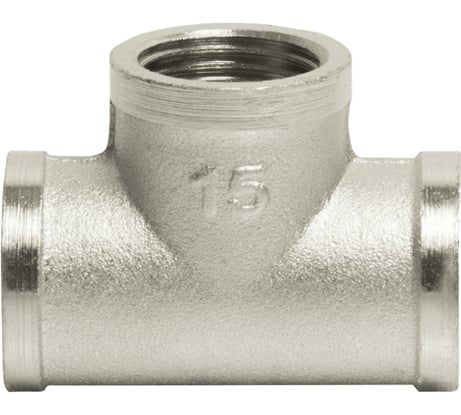 Тройник VRT 1/2, внутренняя/внутренняя/внутренняя, никель -1905-151515 503064