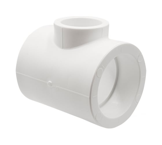 Переходной тройник VRT 63х40х63 EVER plast, белый, Россия 537474