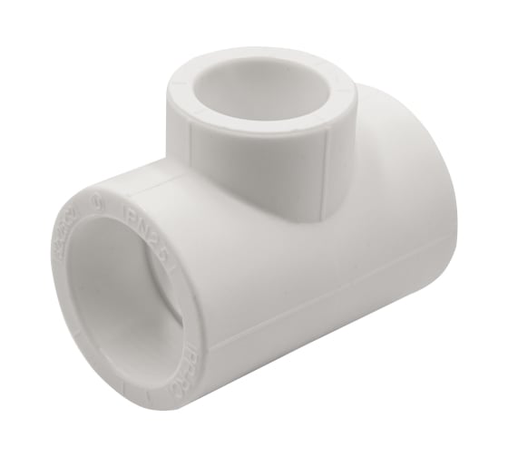 Переходной тройник VRT 32х25х32 EVER plast, белый, Россия 537458