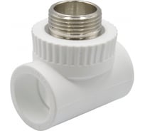 Комбинированный тройник VRT наружная, 32х1х32 EVER plast, белый, Россия 538254