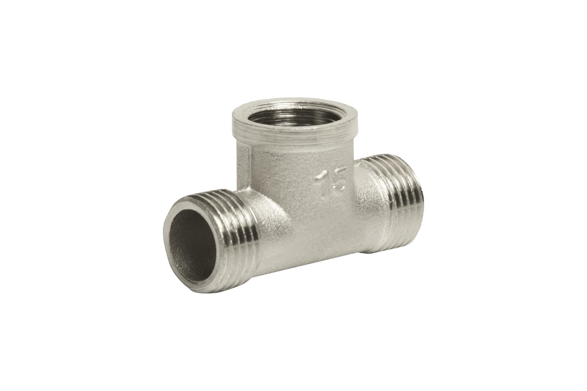 Тройник VRT 1/2, наружная/внутренняя/наружная, никель -1946-151515 ...
