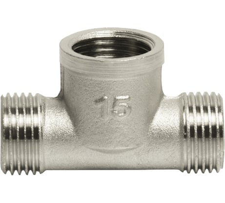 Тройник VRT 1/2, наружная/внутренняя/наружная, никель -1946-151515 503061