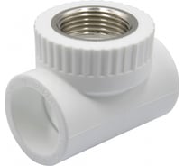 Комбинированный тройник VRT внутренняя 32х1х32 EVER plast, белый, Россия 538260