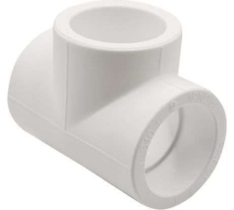 Тройник VRT 40 EVER plast, белый, Россия 537510
