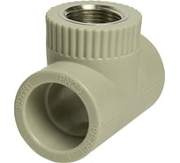 Комбинированный тройник VRT внутренняя, 32х3/4х32 EVER plast, серый, Россия 538387