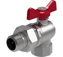 Шаровый угловой кран Royal Thermo OPTIMAL 1/2 НГ, бабочка НС-1012819