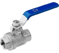 Шаровой полнопроходной кран DN.ru 316-316-PTFE-140 Ду20 Ру140 резьбовой с рукояткой D160-24451