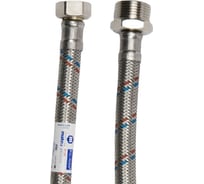 Подводка для воды в оплетке S/S FIL- NOX (1/2"; 1.2 м; гайка-штуцер) MATEU 13450