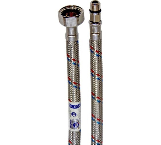 Подводка для воды в оплетке S/S FIL- NOX (1/2"хМ10; 0.7 м; гайка-штуцер) MATEU 32043 1