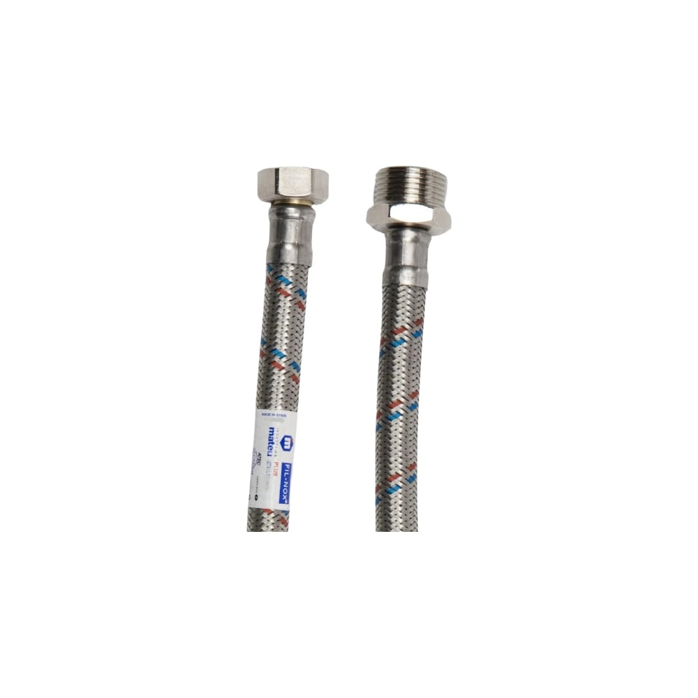 Подводка для воды в оплетке S/S FIL- NOX (1/2"; 1.5 м; гайка-штуцер ...