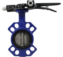 Затвор DN.ru GGG50-316L-EPDM Ду100 Ру16 с рукояткой и концевыми датчиками D050-13672