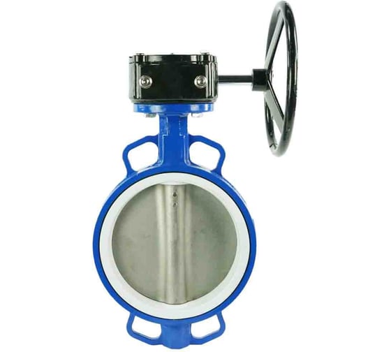 Затвор DN.ru WCB-316L-PTFE Ду40 Ру16 с редуктором RDN-1 D050-10230