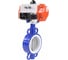 Затвор DN.ru WCB-316L-PTFE Ду40 Ру16 с пневмоприводом, пневмораспределителем D050-19942 1