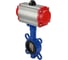 Затвор DN.ru WCB-316L-VITON Ду150 Ру16 с пневмоприводом, пневмораспределителем D050-08456 6