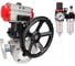 Кран шаровой DN.ru 316-316-PTFE-16 ISO 3-ход T-тип Ду80 Ру16, пневмораспред., дублёр, БПВ D160-34091 1