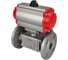 Шаровой кран DN.ru 316-316-PTFE L-тип Ду100 Ру16, пневмопривод D160-32819 6