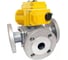 Кран шаровой регулирующий DN.ru 316-316-PTFE-16 ISO Ду100 Ру16 T-тип эл.привод ST-020-220 D160-34951 1