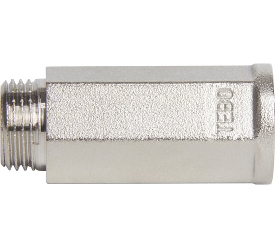 Удлинитель шестигранный TEBO ВН/НАР 1/2"x50мм латунь T-ЛР.У.2.12-50.CN