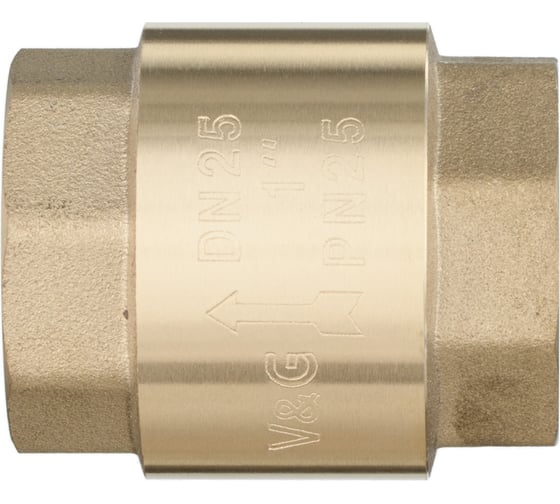 Обратный клапан VALOGIN 1 вн.-вн., с латунным сердечником VG-401103
