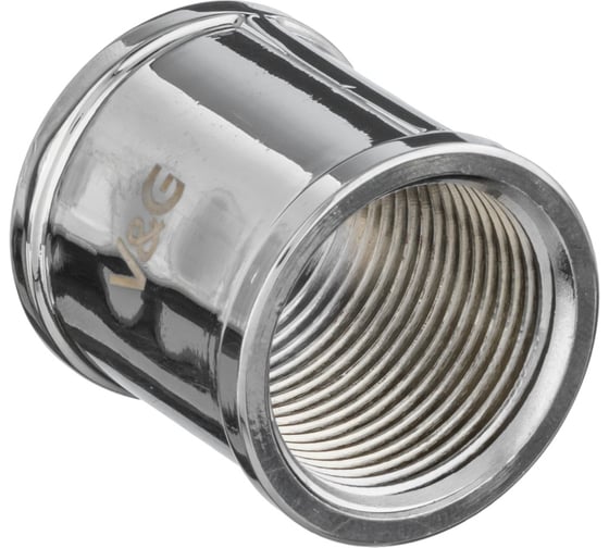 Муфта VALOGIN 3/4 вн.-вн., хромированная VG-204402